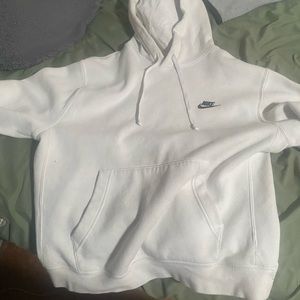 Nike white mens hoodie